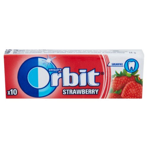 ORBIT STRAWBERRY DRAZSÉRÁGÓ 10DB 14G