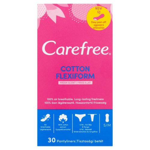 CAREFREE TISZTASÁGI BETÉT FLEXIFORM DEO FRESH 30DB