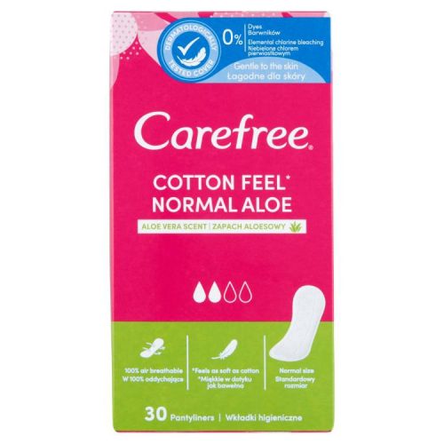 CAREFREE TISZTASÁGI BETÉT NORMAL ALOE VERA 30DB