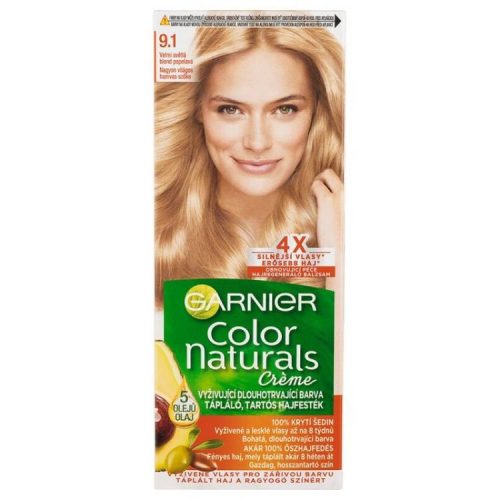 GARNIER COLOR NATURALS HAJFESTÉK NAGYON VILÁGOS HAMVASSZŐKE 9.1 110ML