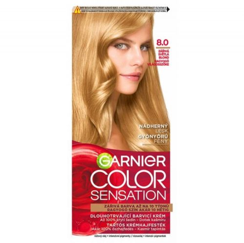 GARNIER COLOR SENSATION HAJFESTÉK RAGYOGÓ VILÁGOSSZŐKE 8 110ML