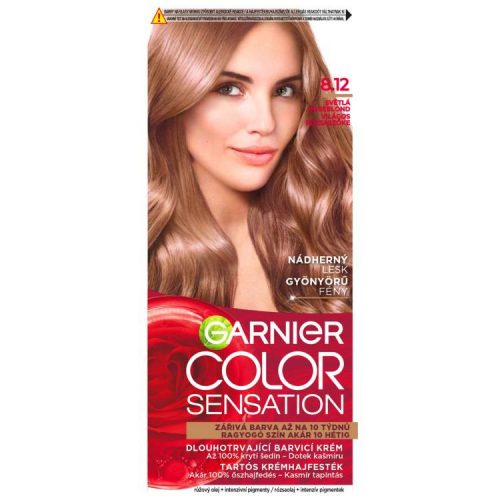 GARNIER COLOR SENSATION HAJFESTÉK VILÁGOS RÓZSASZŐKE 8.12 110ML