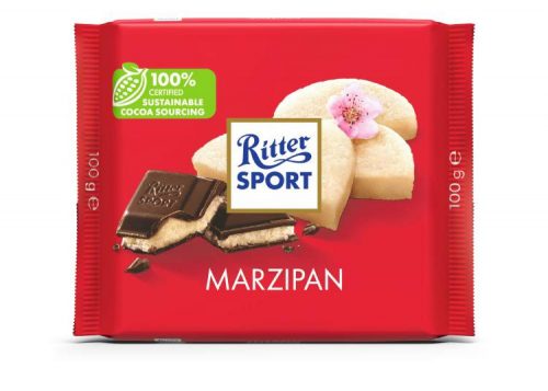 RITTER SPORT  ÉTCSOKOLÁDÉ MARCIPÁNOS 100G