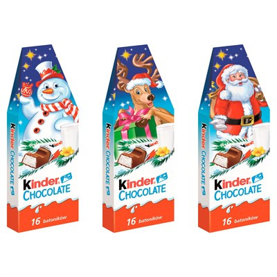 (KAR) KINDER CSOKOLÁDÉ KARÁCSONYI T16 200G