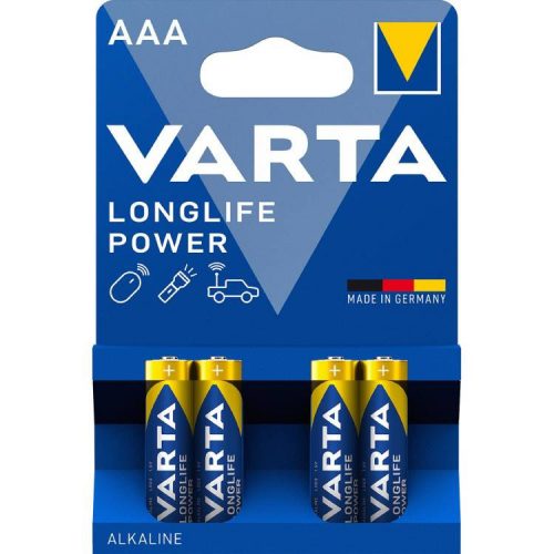 VARTA LONGLIFE POWER ELEM MIKRO AAA 4DB