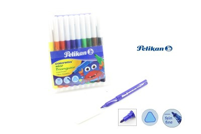 PELIKAN FILCTOLL 10SZÍN 1CS