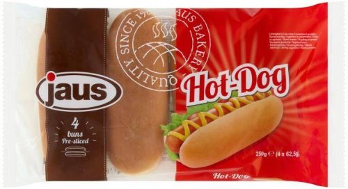 JAUS HOT-DOG KIFLI 4 DB-OS 250G