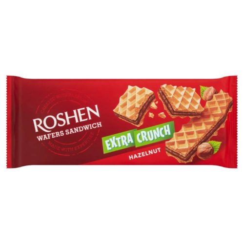 ROSHEN EXTRA CRUNCH TÖLTÖTT OSTYA MOGYORÓS 142G