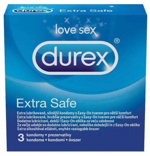 DUREX ÓVSZER EXTRA SAFE 3DB