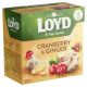 LOYD TEA GYÖMBÉR-VÖRÖSÁFONYA 20X2G