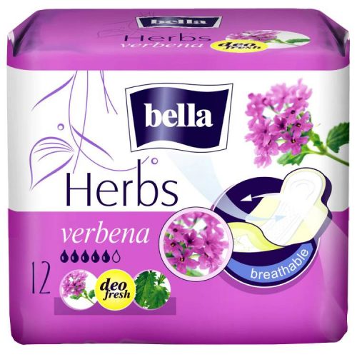 BELLA HERBS EGÉSZSÉGÜGYI BETÉT VASFŰ 12DB