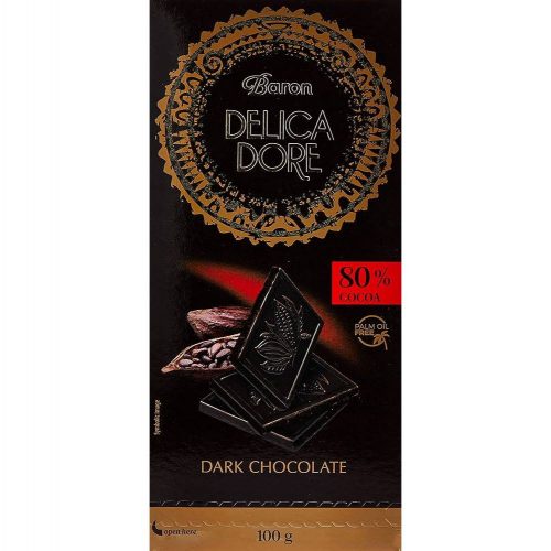 BARON DELICA DORE ÉTCSOKOLÁDÉ 80% 100G