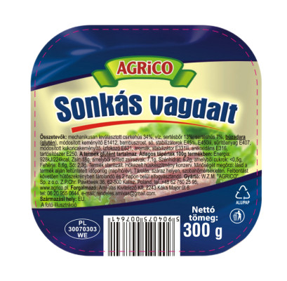 AGRICO VAGDALT SONKÁS 300G