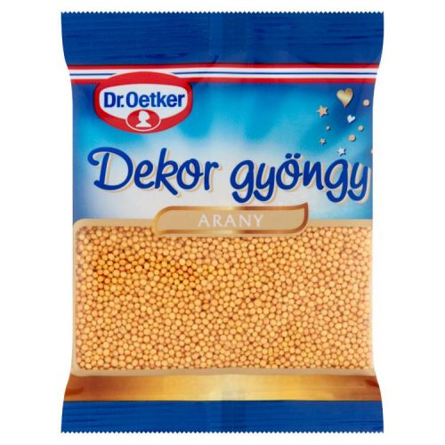 DR.OETKER DEKOR GYÖNGY ARANY 30G