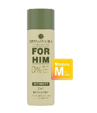 DERMAFLORA SAMPON+TUSFÜRDŐ INTENSITY 200ML