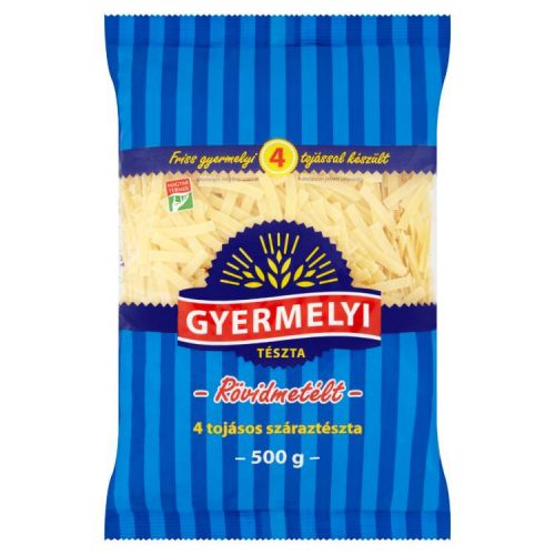 GYERMELYI TÉSZTA RÖVIDMETÉLT 4 TOJÁSOS 500G