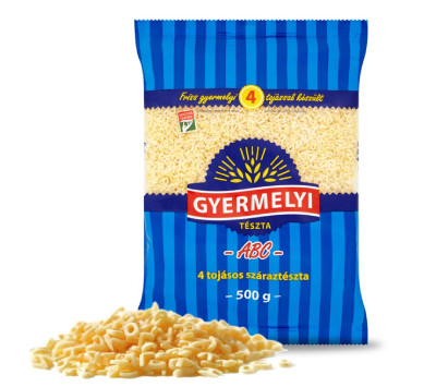 GYERMELYI TÉSZTA ABC 4 TOJÁSOS 500G