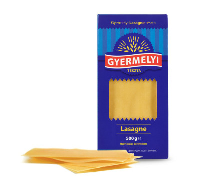 GYERMELYI TÉSZTA LASAGNE 4 TOJÁSOS 500G