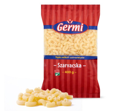 GYERMELYI GERMI TÉSZTA SZARVACSKA TOJÁS NÉLKÜL 400G