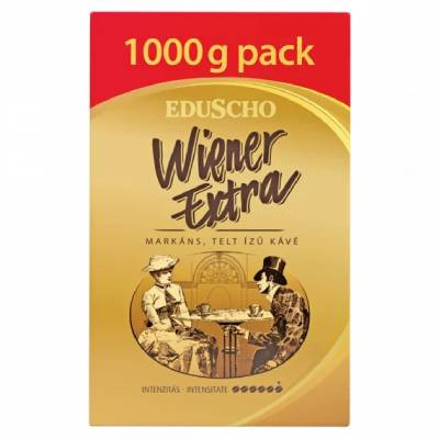 EDUSCHO WIENER EXTRA ŐRÖLT KÁVÉ 1KG