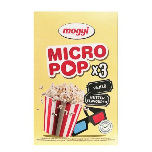 MOGYI MICRO POPCORN VAJAS 3X100G