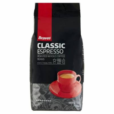 BRAVOS KÁVÉ CLASSIC ESPRESSO SZEMES 1KG