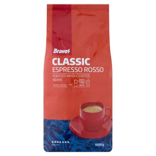 BRAVOS KÁVÉ CLASSIC ESPRESSO ROSSO SZEMES 1KG