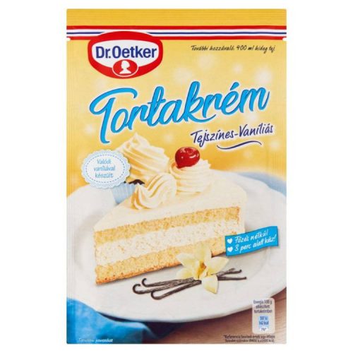 DR.OETKER TORTAKRÉM TEJSZÍN-VANÍLIA 130G