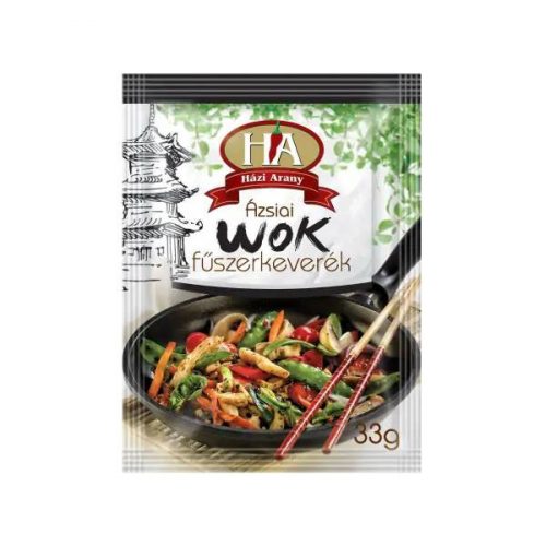 HÁZI ARANY FŰSZERKEVERÉK WOK 33G