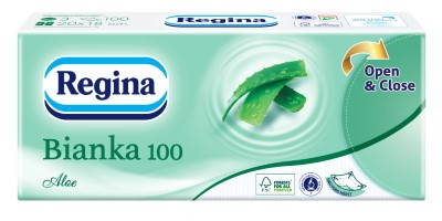 REGINA BIANKA PAPÍR ZSEBKENDŐ ALOE VERA 3R 100DB