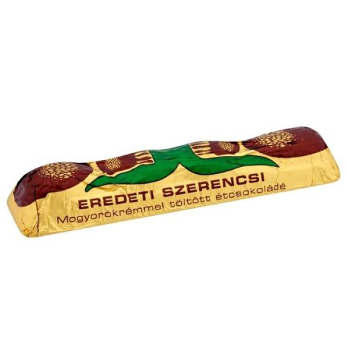 SZERENCSI RETRO ÉTCSOKOLÁDÉ SZELET MOGYORÓKRÉMMEL TÖLTÖTT 38G