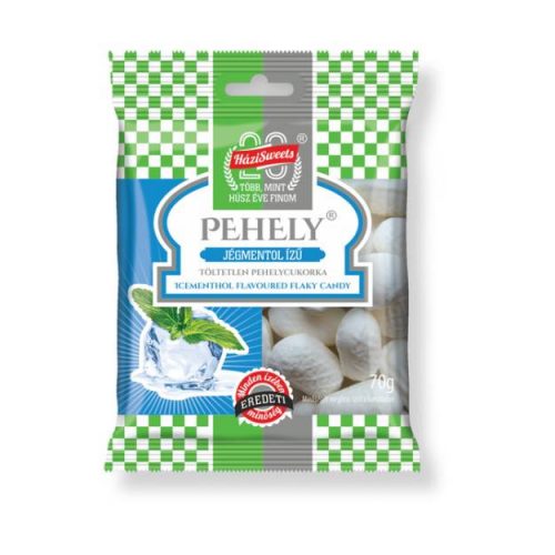 HÁZISWEETS PEHELYCUKOR MENTHOL 70G