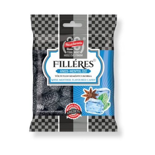 FILLÉRES CUKOR ÁNIZS- MENTHOL 80G