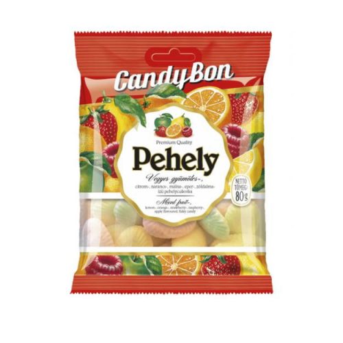 CANDY BON PEHELYCUKOR GYÜMÖLCS MIX 80G