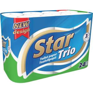 STAR TRIO WC PAPÍR 3R 24TEK