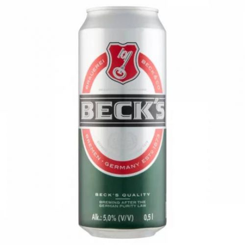 BECKS SÖR DOBOZOS 5% 500ML