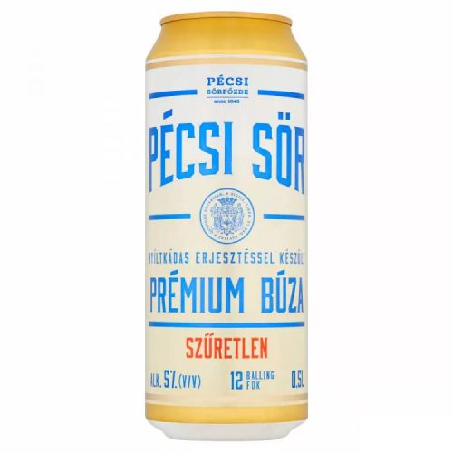 PÉCSI PRÉMIUM SÖR BÚZA DOBOZ 5% 500ML