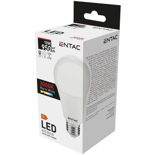 ENTAC IZZÓ LED 10W E27 3000K 1DB