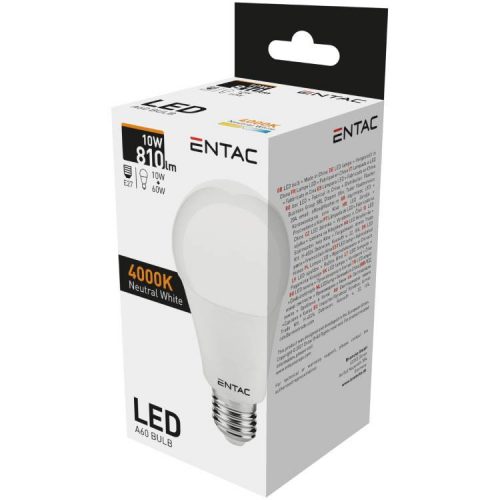 ENTAC IZZÓ LED GLOBE 10W NW E27 4000K 1DB