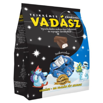 (KAR) VADÁSZ SZALONCUKOR TEJKRÉM-CRISPY 350G