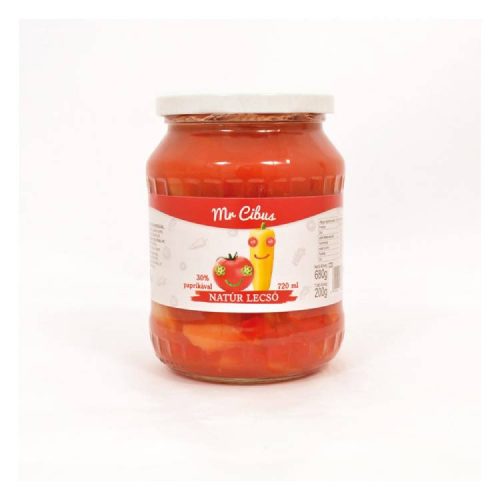 CIBUS NATÚR LECSÓ 30% PAPRIKA 720ML