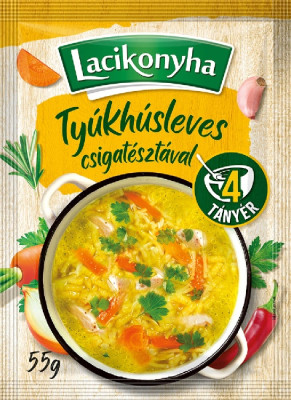 LACIKONYHA LEVES TYÚKHÚS CSIGATÉSZTÁVAL 55G