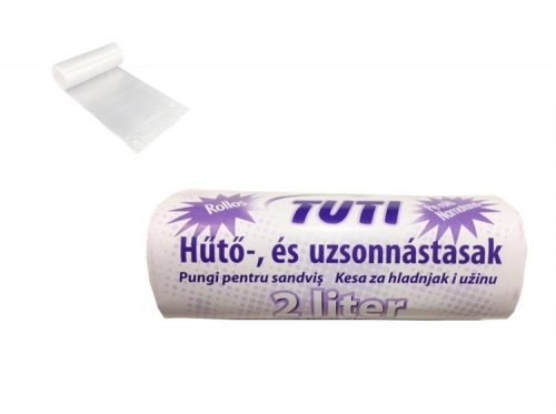 TUTI HŰTŐ-,ÉS UZSONNÁS TASAK ROLLOS  2L 100DB