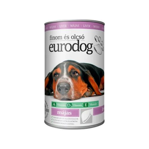 EURODOG KUTYAELEDEL KONZERV MÁJ 1240G