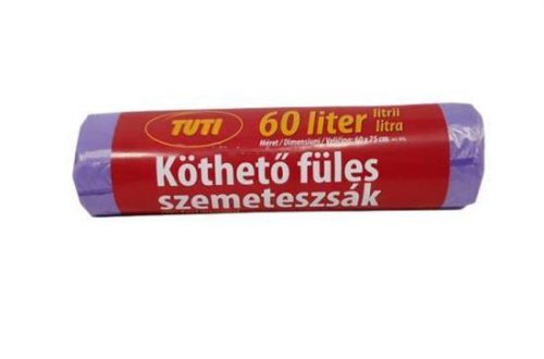 TUTI SZEMETESZSÁK KÖTHETŐ FÜLŰ 60L 16DB