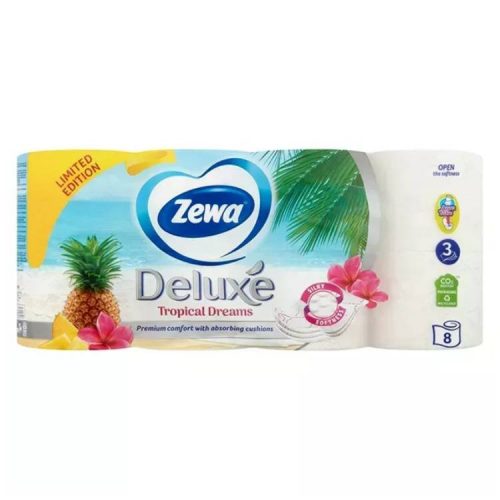 ZEWA DELUX WC  PAPÍR TROPICAL 3R 8TEK