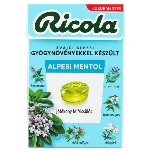 RICOLA CUKORKA ALPIN FRESH 40G