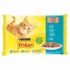 FRISKIES MACSKAELEDEL NEDVES LAZAC TONHAL SZARDÍNIA TŐKEHAL 4X85G