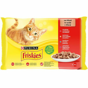 FRISKIES MACSKAELEDEL NEDVES CSIRKE MARHA BÁRÁNY KACSA 4X85G