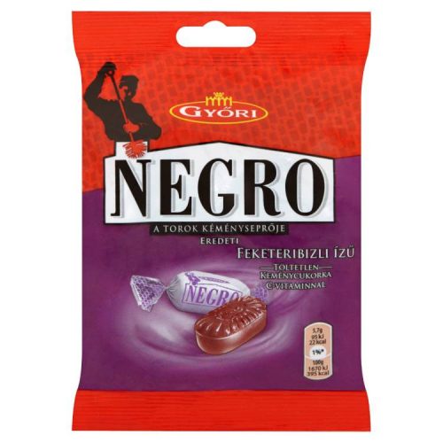 NEGRO CUKORKA FEKETERIBIZLI 79G